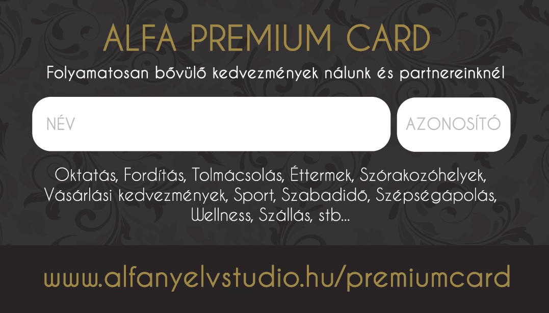 alfa premium card back