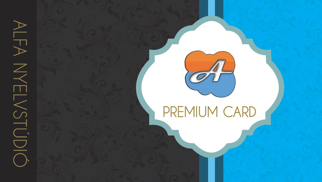 alfa premium card front